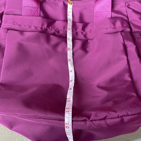 Purple nylon tote bag NWOT - Picture 8 of 12